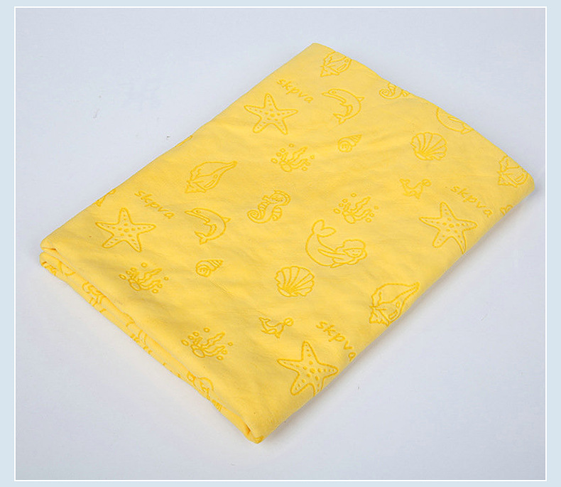 Yellow Ocean Embossed