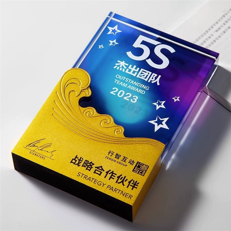 Metal creative children's commemorative glass souvenir