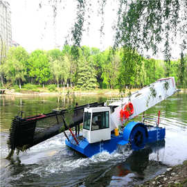 小河道小型割草船 市政水环保保洁船 河道全自动水花生浮莲割草船