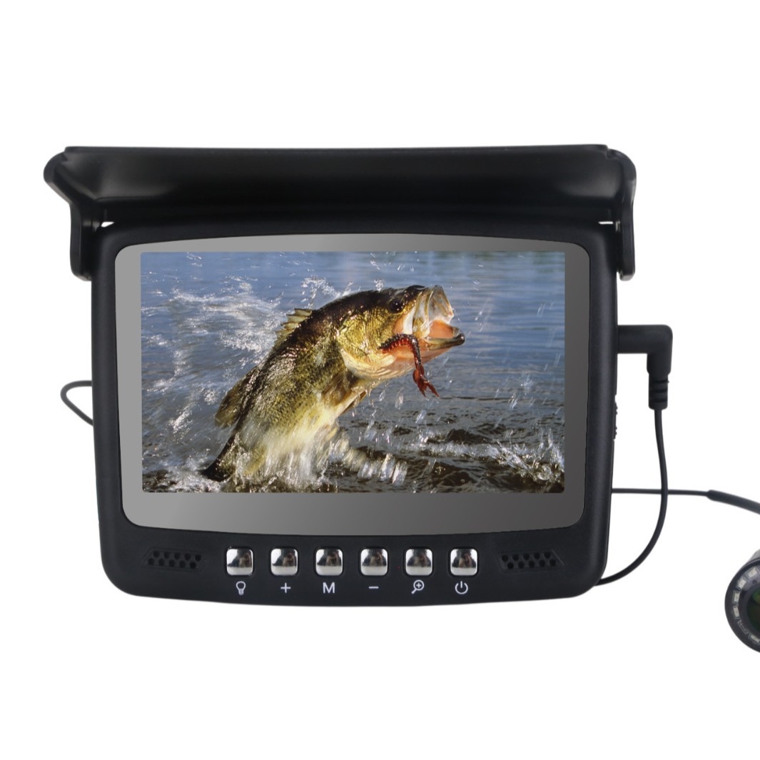 New Fish Finder with Underwater Visibility, Fishing Camera with High-Definition Infrared Video, Fishing Gadget for Sea Fishing, Ice Fishing, and Lake Fishing