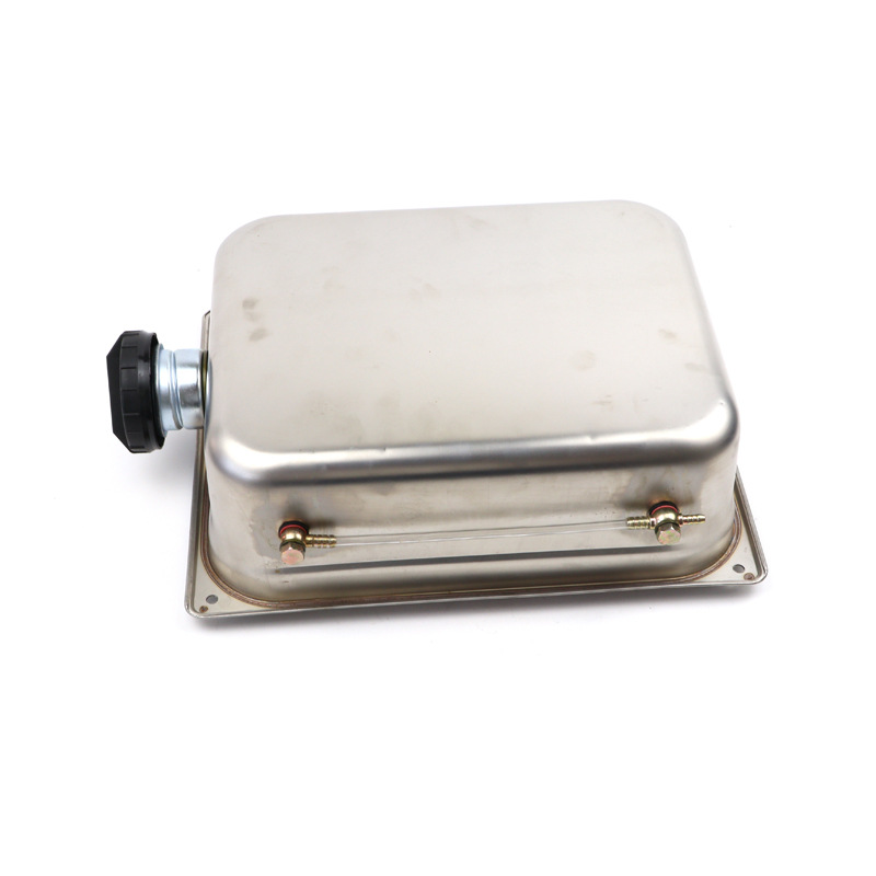 7L Stainless Steel Fuel Tank with Key Parking Heater Diesel Stainless Steel Oil Barrel with Oil Level Display Car Oil Cap