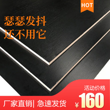 黑色橡木生態板E0級黑橡木紋衣櫃板實木多層板顆粒板密度板免漆板