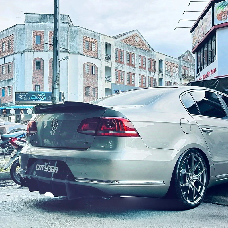 Suitable for Volkswagen Magotan B7 Overseas (Passat)2011-2014 rear blade spoiler modified rear wind