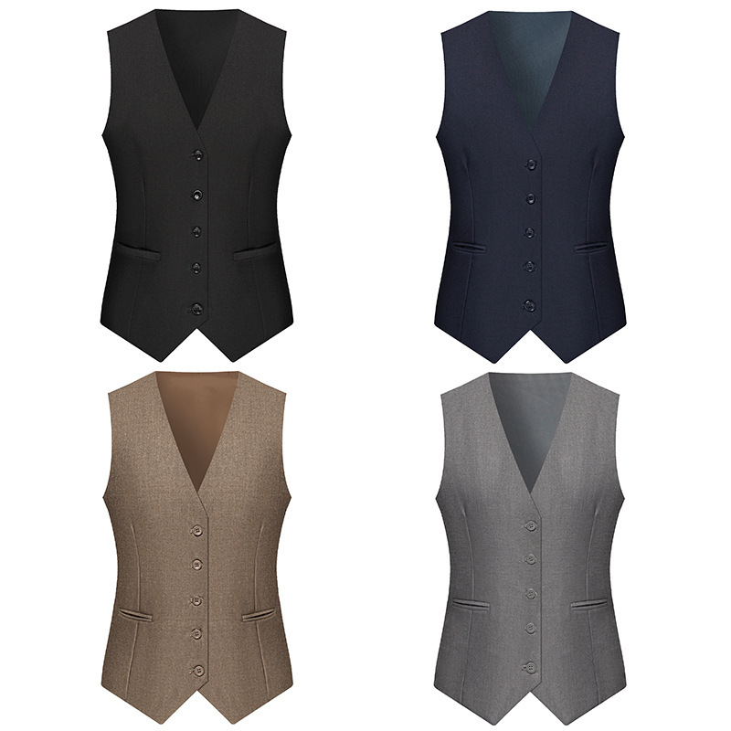 Suit Vest Men's Work Clothes Suit Best Man's Suit Business Wear Large Size Dress Wedding Casual Vest