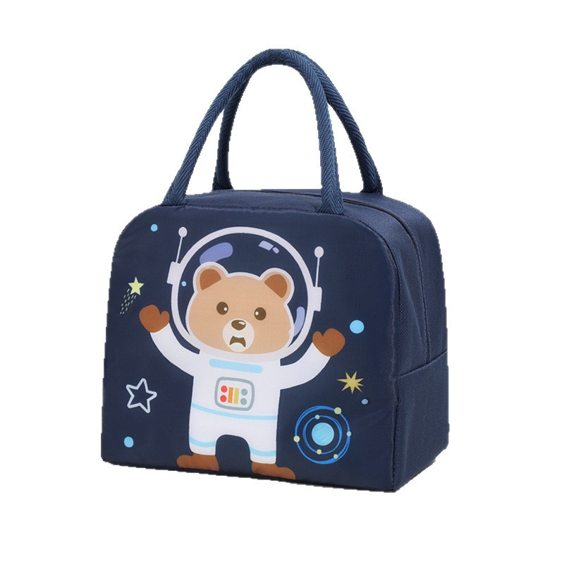 Bolsa de almuerzo portátil estilo japonés, bolsa térmica para estudiantes, bolsa de almuerzo para oficinistas, bolsa de almuerzo de papel de aluminio, bolsa bento de gran capacidad
