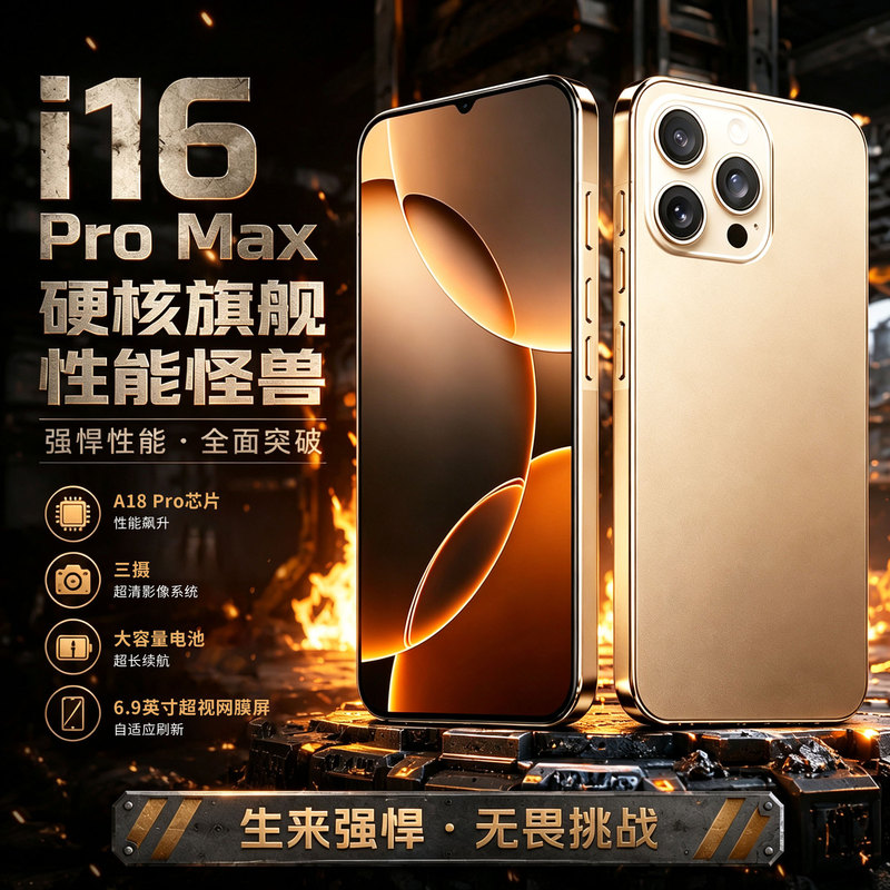 Brand New Genuine I16Pro Max Smartphone Brand New Unopened Full Network Android Mobile Phone Factory Wholesale Price Brand New Genuine I16Pro Max Smartphone Brand New Unopened Full Network Android Mobile Phone Factory Wholesale Price