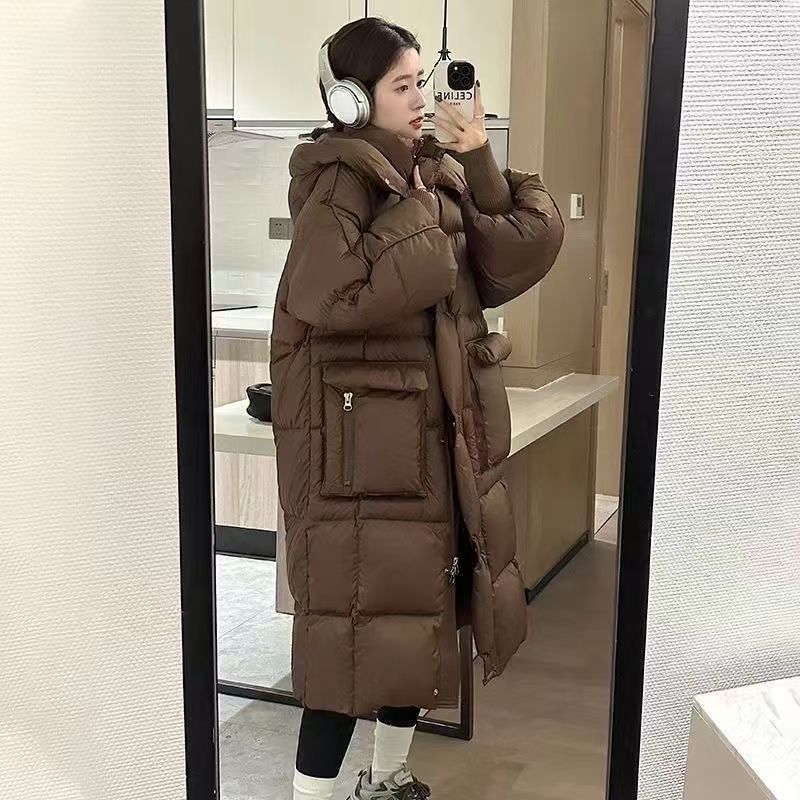 브라운 코튼 코트