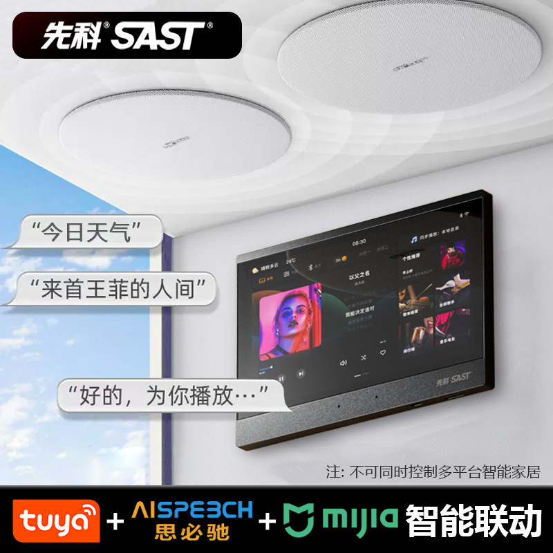 Xianke D8 Ceiling Audio Bluetooth Speaker Background Music Set Home Theater Ceiling Speaker Surround Player