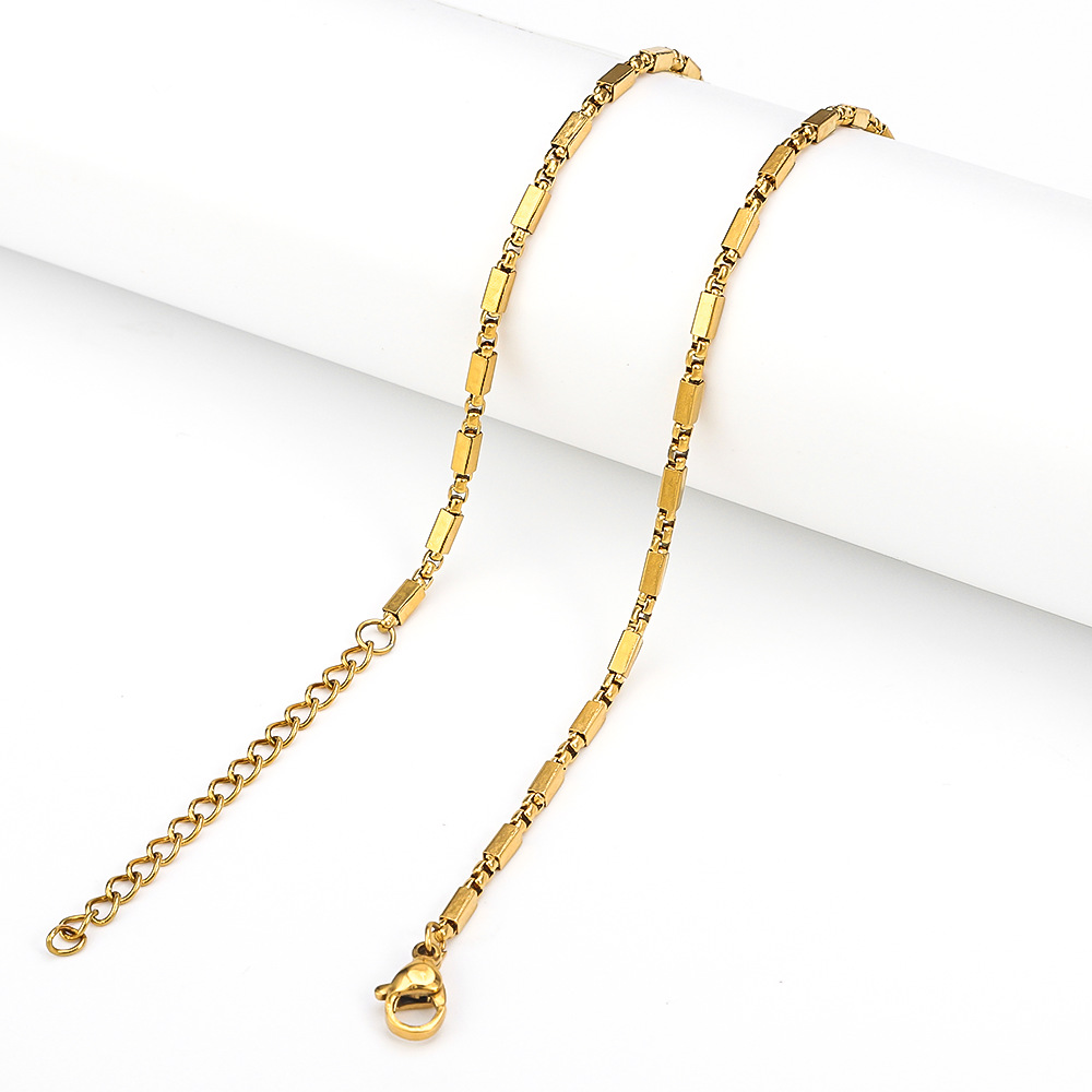 necklace stainless steel pearl
