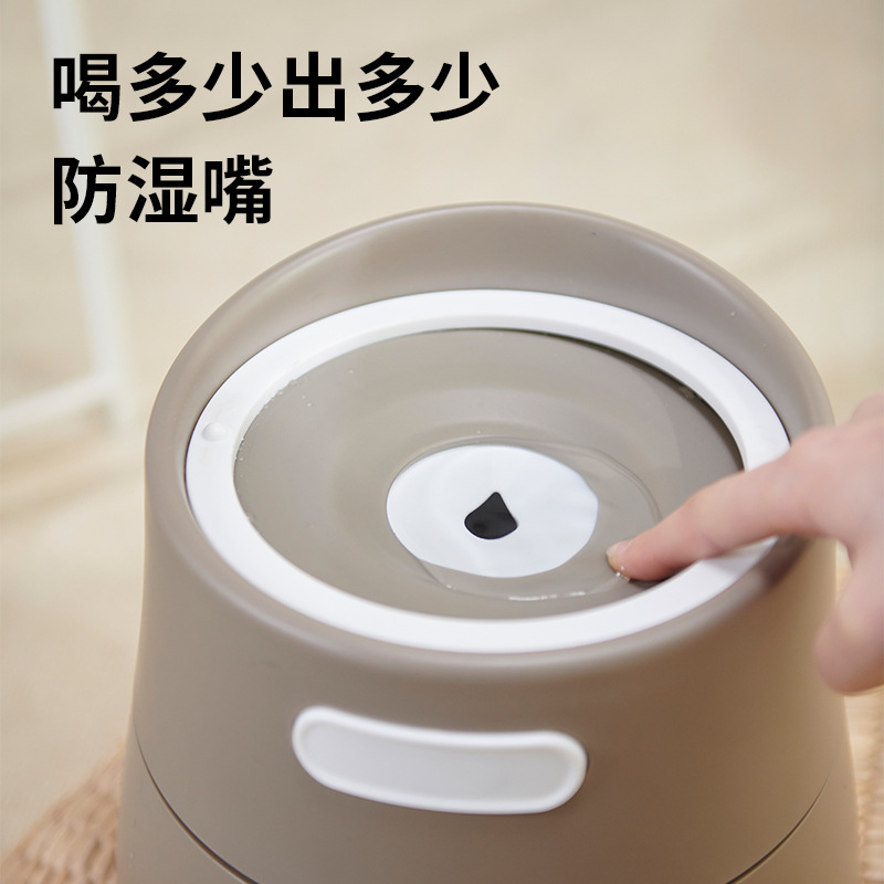 Nueva mascota doble capa tazón perro tazón gato tazón boca plana alto pie Pet Bowl protector cervical columna perro gato tazón de comida al por mayor