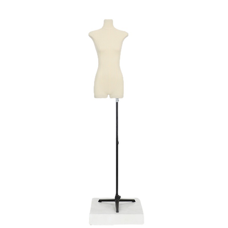 Mejorada modelo plano accesorios de las mujeres medio cuerpo ventana soporte muñeca tienda de ropa cuerpo modelo soporte de exhibición de cuerpo completo