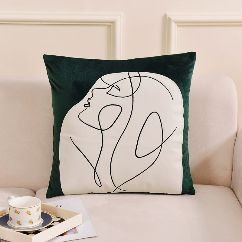 Имитированная шерсть кролика подушка, декоративная подушка для sofa, гостиная, прикроватный обратно офисный стул