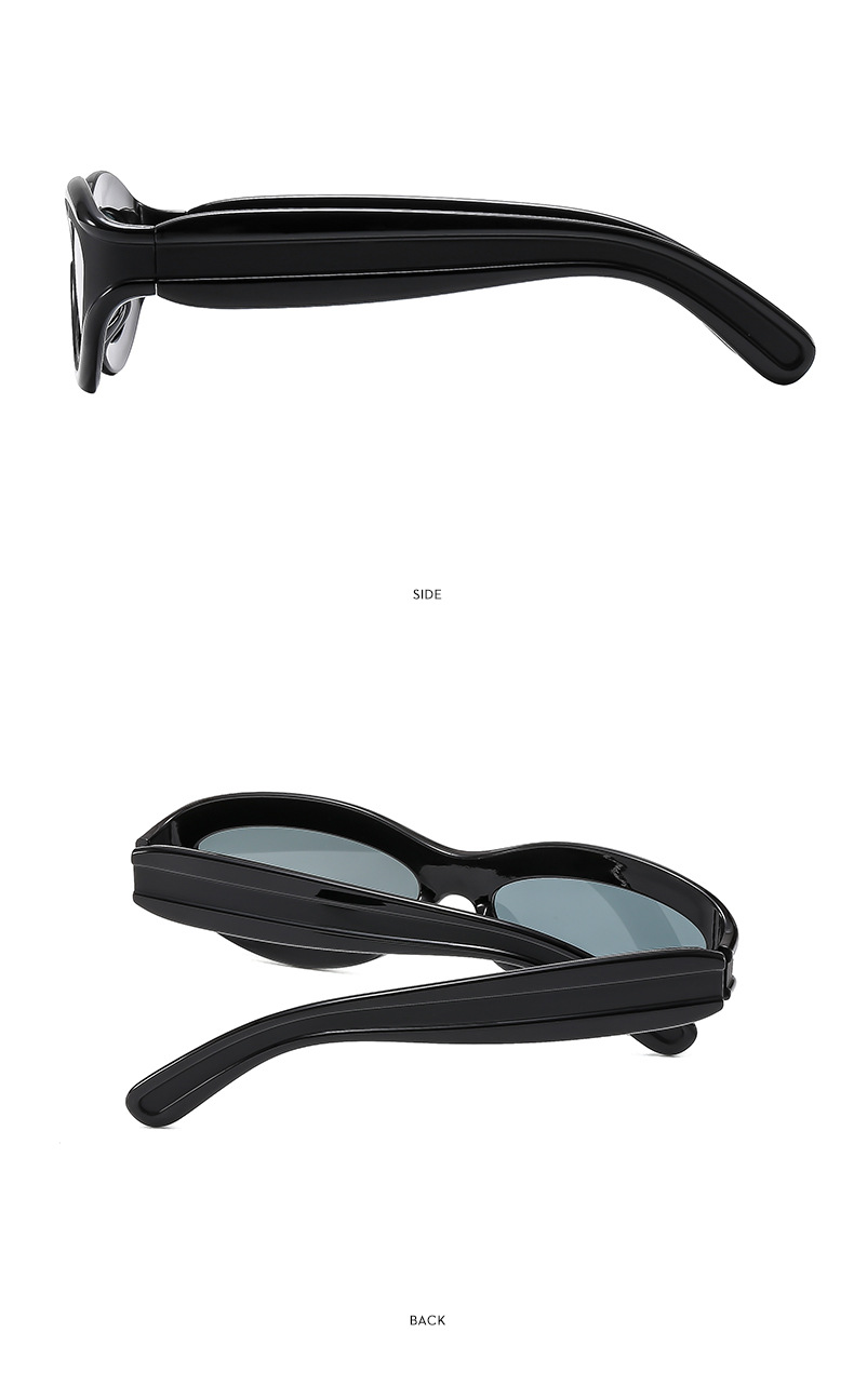 45g Weight Full Frame Glasses Structure Sunglasses Classification PC, UV400 Protection Lens Material Oval Frame Glasses Style Outdoor, Travel Occasion Solid Color, Leopard Pattern Unisex Gender Streetwear Style Streetwear Solid Color Leopard PC UV400 Protection Oval Frame Full Frame Men's Sunglasses 8