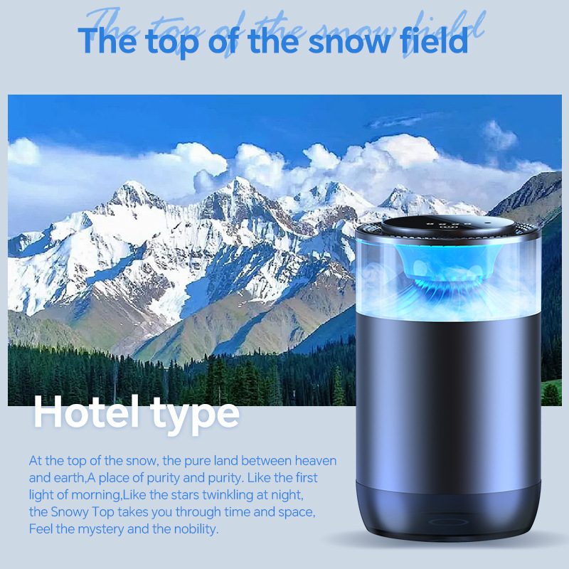 TK estilo caliente nube paisaje aromaterapia perfume de automóvil fragancia duradera nube niebla fragancia de automóvil aerosol automático de arranque y parada