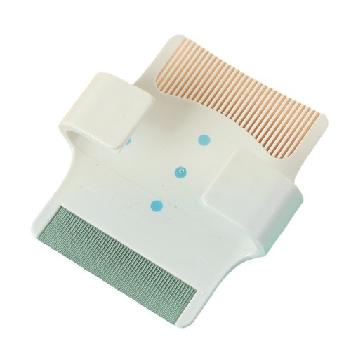New three-purpose pet comb, dog and cat flea comb, dense-tooth puppy comb, fine-tooth grooming and lice removal cat comb