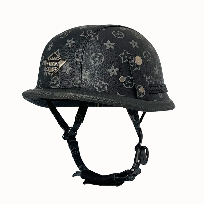 Motosiklet kaskı (dəbilqə) — Taizi Motorcycle Helmet - black-m