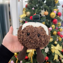 JC 新しいグルメシリーズクリスマスプリンぬいぐるみ雪玉ボール人形ジンジャーブレッドマンペンダントクリスマスアクセサリー