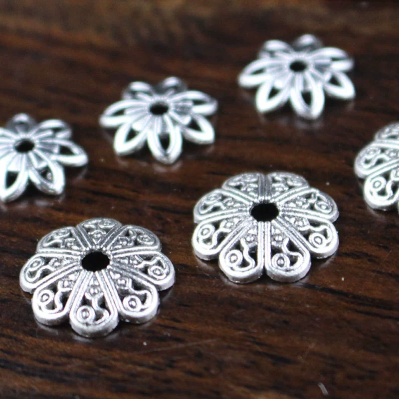 Тибетские серебряные аксессуары для цветочных аксессуаров