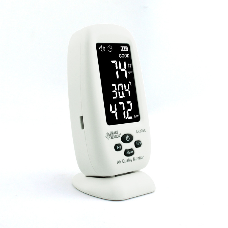 希玛AR830A 室内空气质量检测仪 PM2.5浓度甲醛TVOC监测带温湿度