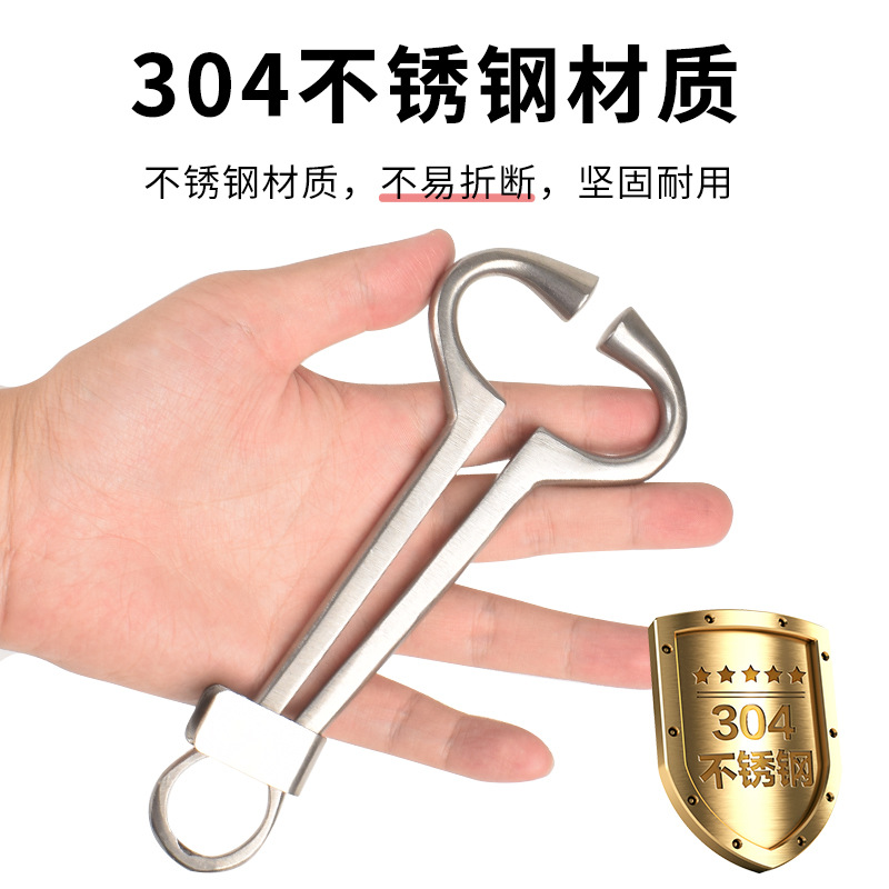 Exportación de pinzas de nariz de buey acero inoxidable buey anillo de nariz de buey anillo de nariz de buey montaje de pinza de pinza de buey abrazadera de buey suministros de buey