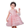 Small princess costume, girl's skirt, dress, special occasion clothing, for catwalk