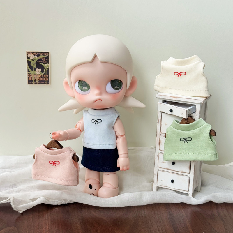 Spring and Summer 10cm Doll Clothes Zsiga T-Shirt Long-Legged Kitty Doll Clothes Short-Sleeved Vest Yuy Jade Doll Clothes Wholesale Spring and Summer 10cm Doll Clothes Zsiga T-Shirt Long-Legged Kitty Doll Clothes Short-Sleeved Vest Yuy Jade Doll Clothes Wholesale