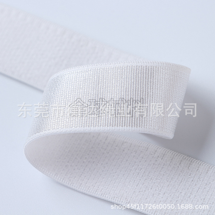Blanco y negro en stock 0.8 ~ 4cm bra de mujer cinturón de hombro de ropa interior brillante de nylon elástico elástico