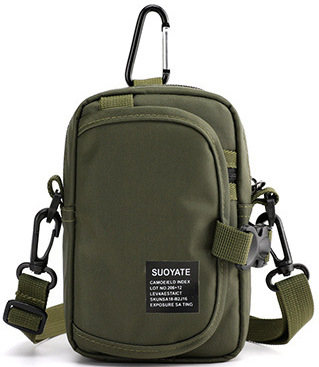 Fábrica al por mayor de moda coreana al aire libre bolso de la cintura de los hombres multi-funcional hombro bolsa de mensajero multi-back Casual monedero de la moneda