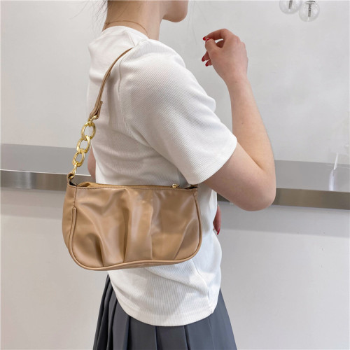 Women's Multicolor Underarm Bag  Spring New Trendy Fork Bag Single Shoulder Handbag Shoulder Bag