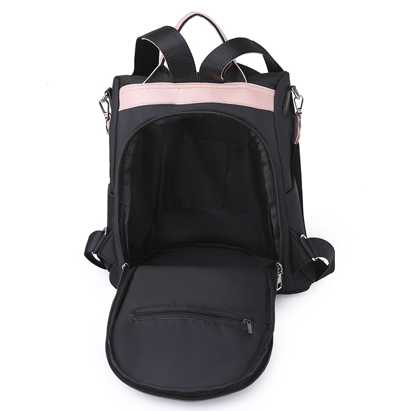 Mochila antirrobo para mujer 2024 nueva moda coreana multifuncional tela Oxford mochila de viaje de doble uso mochila escolar al por mayor