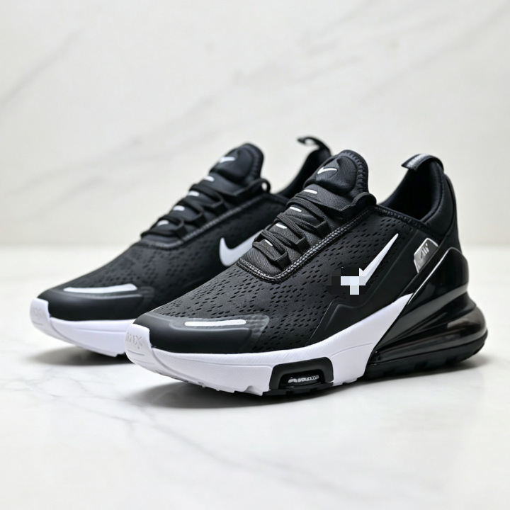 Air Max 270 zapatos de aire para hombres y mujeres, zapatos de deporte casuales transpirables de malla con suela gruesa para correr.