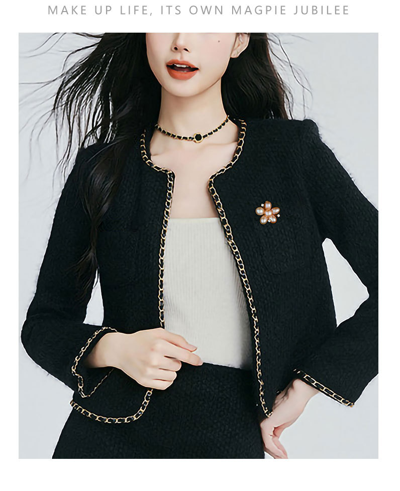 繁花似锦温柔气质淡水珍珠胸针小众高级感巴洛克风胸花