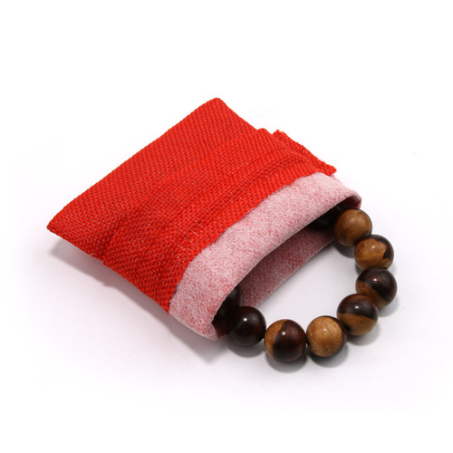 Linen Drawstring Drawstring Gift Jewelry Bracelet Dustproof Packaging Bag Customized Linen Drawstring Bag