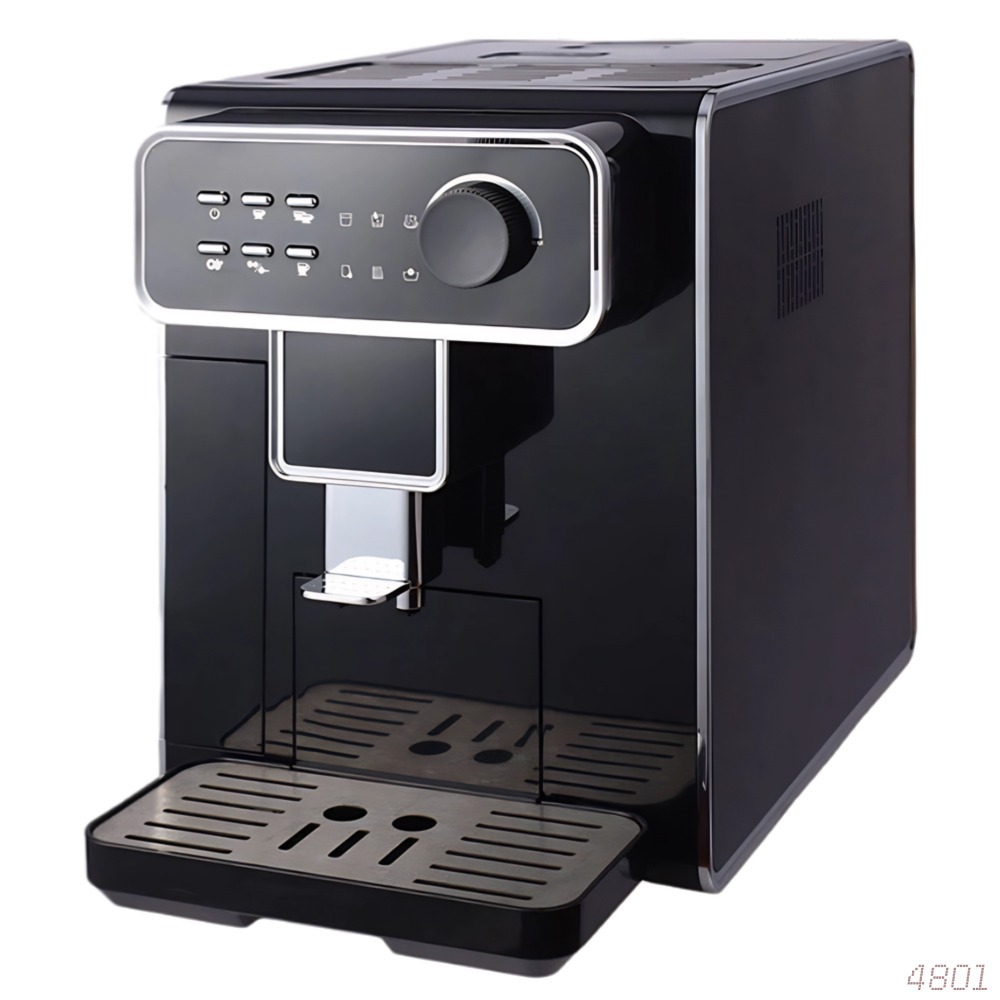 Cafetera Espresso Automática para el Hogar, Cafetera Espresso Comercial Todo en Uno con Molinillo Inteligente Eléctrico
