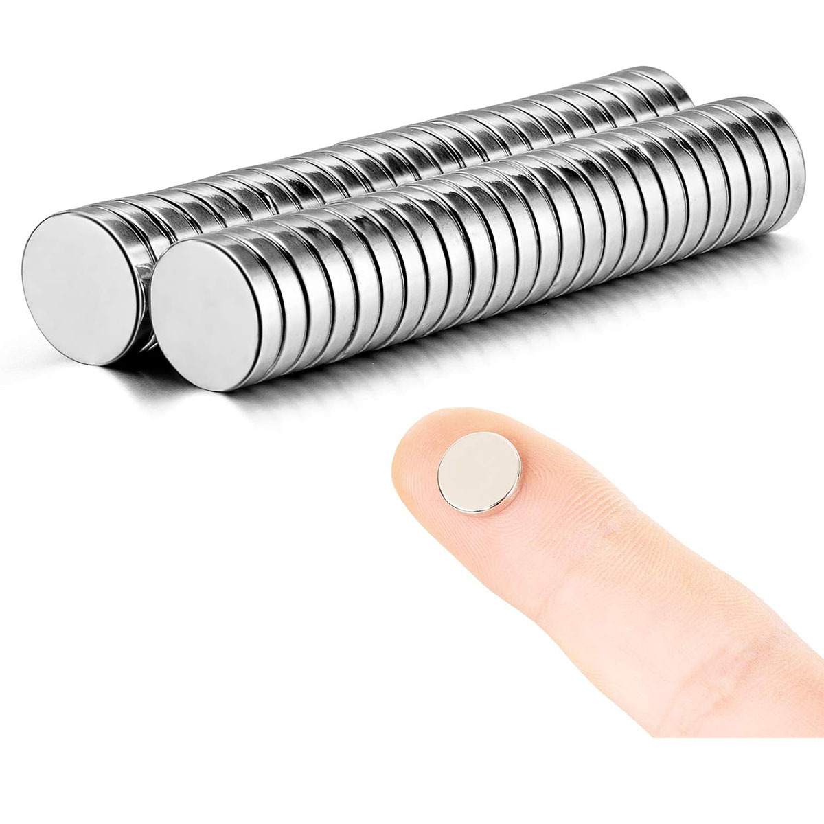 冰箱磁贴薄圆磁铁10mmx2mm磁铁适用冰箱纸制办公工艺品DIY