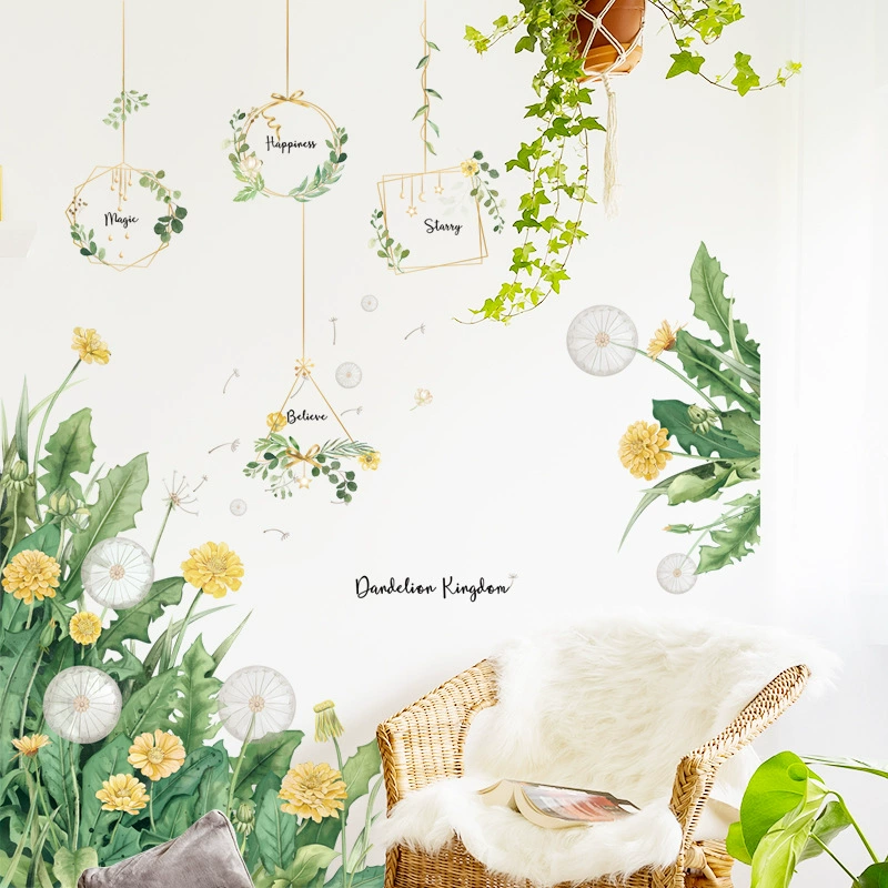 Fresh stickers on wall, sofa, self-adhesive sticker