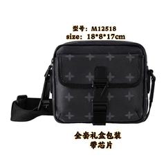 新品メンズショルダーバッグミニカメラバッグ多機能斜め掛けショルダーバッグクラシック老花郵便かばんミニ携帯電話バッグ