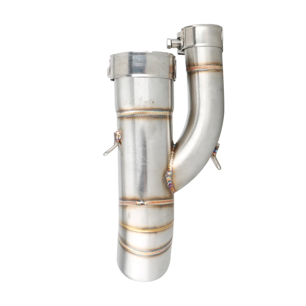 Applicable to BMW S1000RR 2017-2018 motorcycle modified exhaust pipe stainless steel middle section transfer
