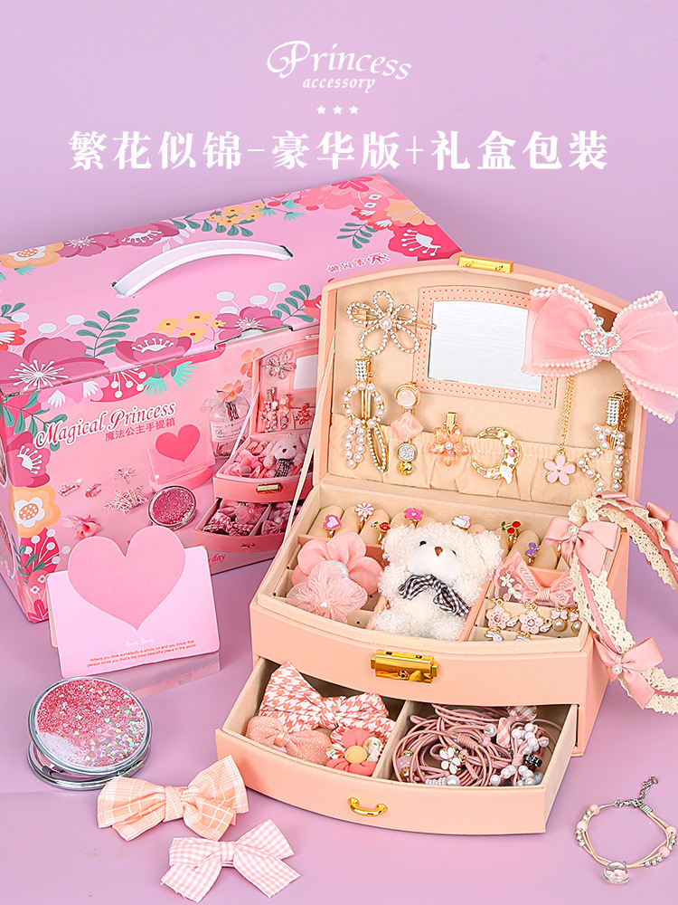 브로케이드 D 헤어 액세서리 선물 상자 같은 꽃 (절묘한 선물 상자)