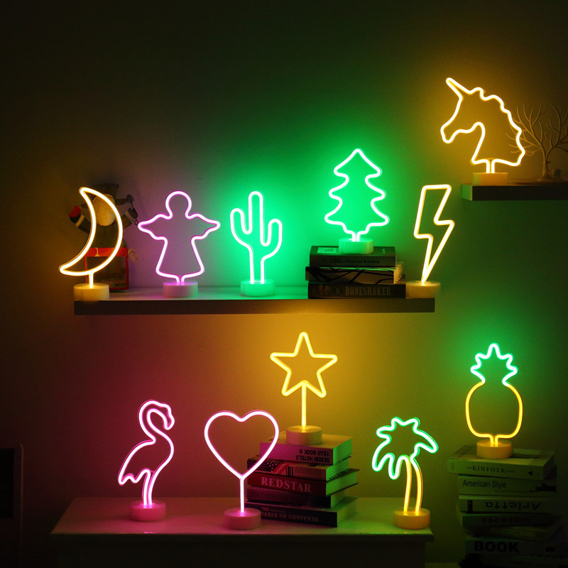 Led Flexible Neon Light Flamingo Bedroom Room Decoration Light Bar Shop Creative Atmosphere Shape Night Light Led Flexible Neon Light Flamingo Bedroom Room Decoration Light Bar Shop Creative Atmosphere Shape Night Light