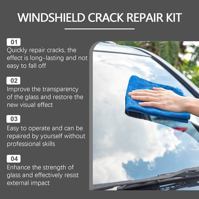 Kit, Auto glass repair liquid