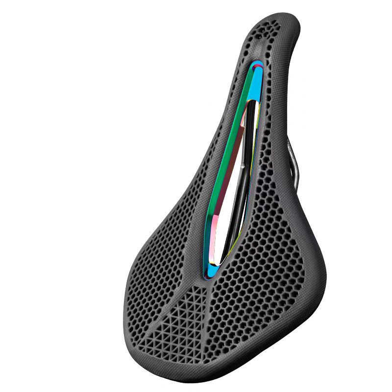 PROMEND cojín de bicicleta de montaña impresa en 3D abeja amortiguadora silla suave hueco bolsa de asiento de bicicleta transpirable