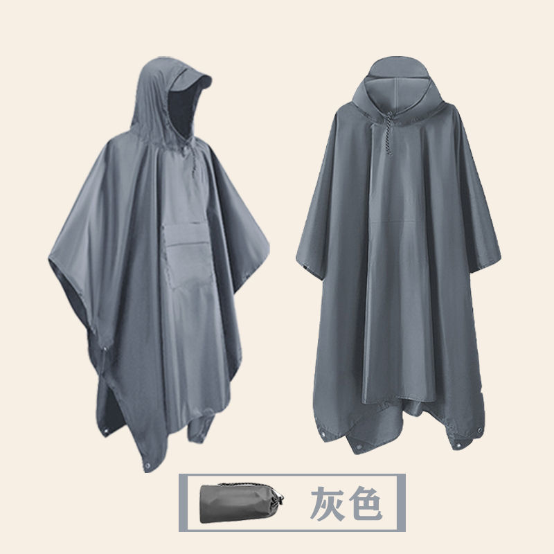 アウトドアタクティカルポンチョ、個人用マント、キャンプ用レインコート、大雨レベル防水サイクリングマント、釣りやハイキング、多機能|undefined