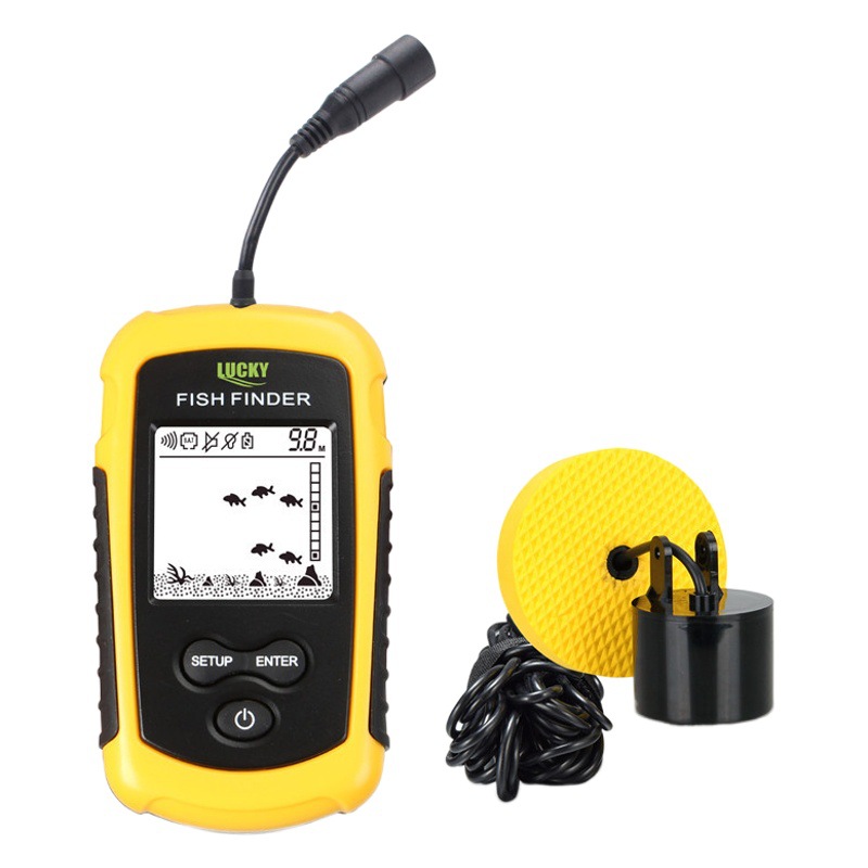 Le Qi sonar wired fish finder fishing supplies wholesale foreign trade
