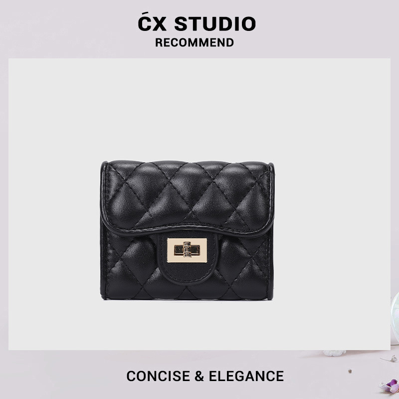 Women's Bag 2026 New Coin Purse Fashion Multi-Card Slot Card Holder Small Chanel-Style Quilted Wallet Dropshipping
