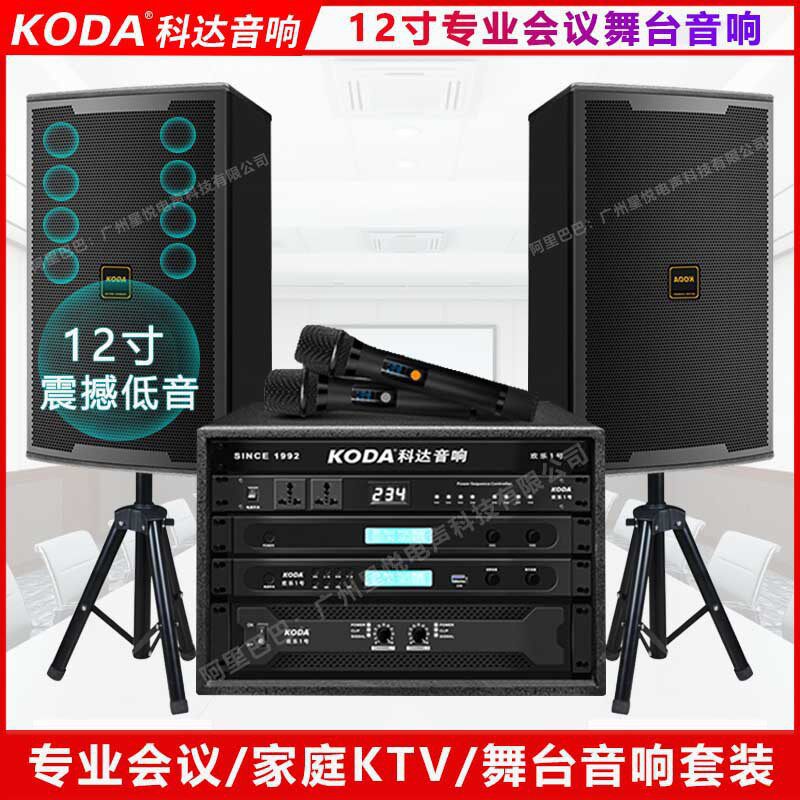 KODA 12 pulgadas sala de conferencias profesional escenario conjunto de sonido KTV doméstico sala de entrenamiento de gran escala karaoke