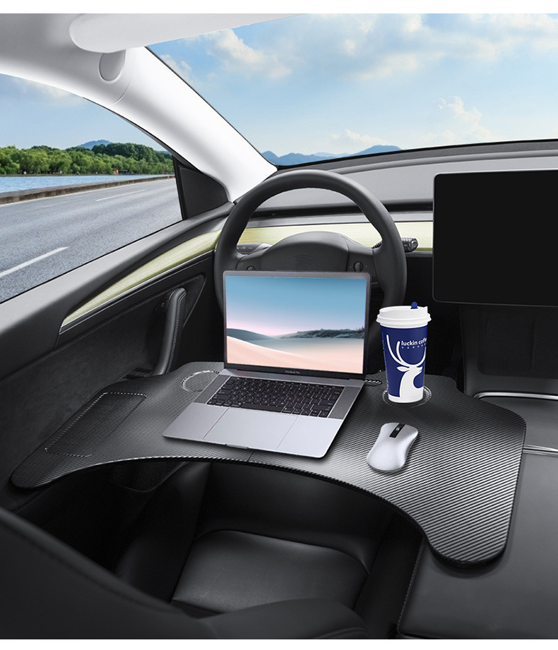 Suitable for Tesla Model Y/3 Car Foldableing Table Board Xiaopeng Ideal General Car Office Dining Table