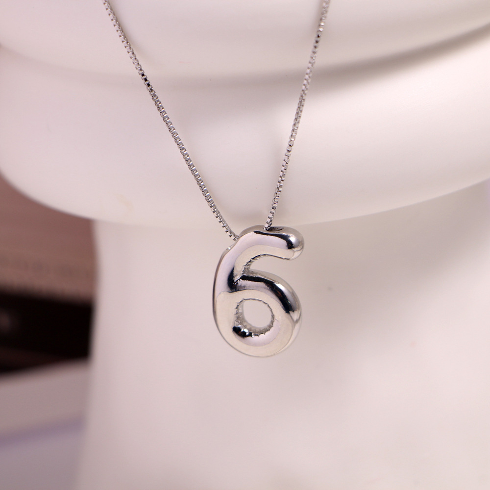 Collana con ciondolo numeri arabi gioiello moda talismano_voghion.com