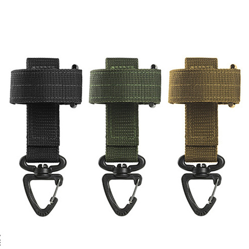 EDC strengthened multi-purpose buckle military fans outdoor tactical gloves mountaineering umbrella rope storage triangle quick-hook buckle
