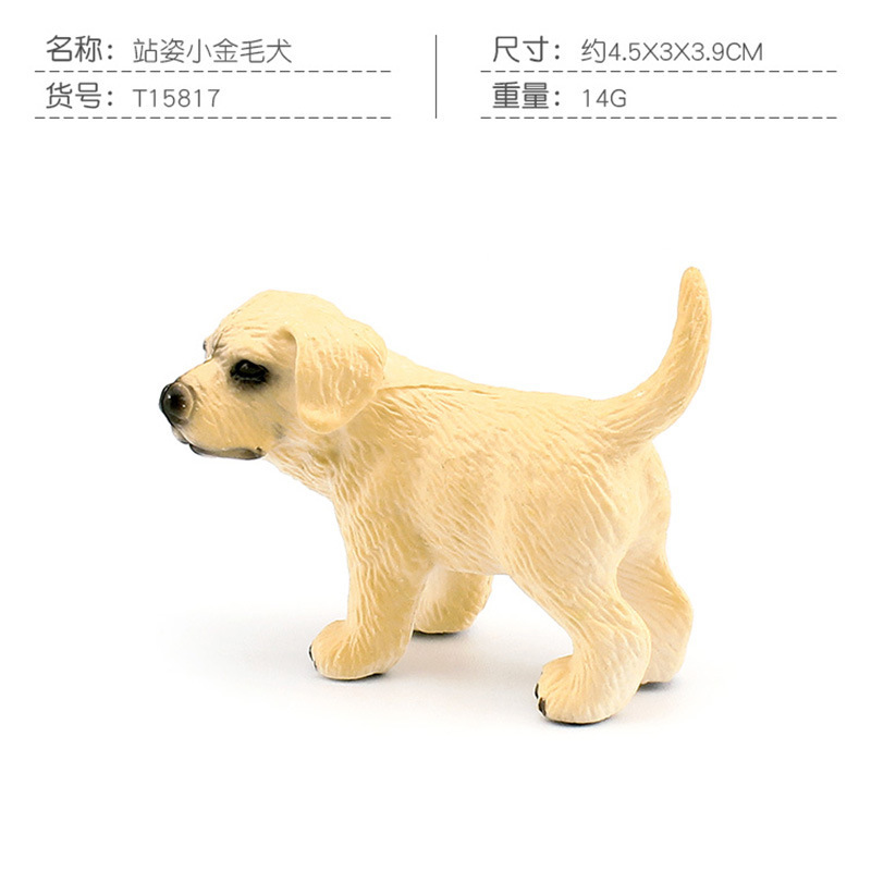 M4048 de pie pequeño perro golden retriever 14g